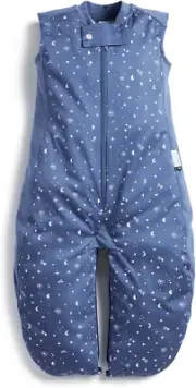 Sleep Suit Bag 0.3 TOG – 8–24 Months – Night Sky Print – 400 Thread Count Organi