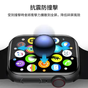 蘋果手錶Iwatch水凝膜鋼化膜全包10D全覆蓋玻璃貼保護貼 適用Apple Watch 1 2 3 4 5 代 現貨