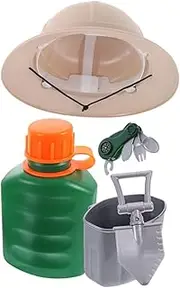 ERINGOGO 1 Set Role Play Explorers Tools Explorer Pretend Play Stage Performance Props Jungle Theme Tool Decor Role Play for Explorers Tools Simulation Tool Party Props Plastic