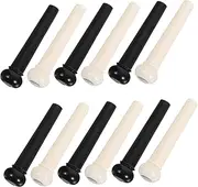Sosoport 12pcs Acoustic Guitar Bridge Pins String Tuning Bridge Pin Pegs Guitar Part