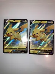 2 Pikachu V Promo SWSH063* New Tin To Sleeve