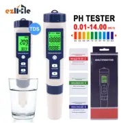 LCD Digital PH TDS Temp Water Quality 3 in 1 Test Pen Meter IP67