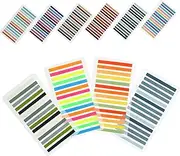 TOGEVAL 10Pcs Highlight Bookmarks Practical Reading Strips for Focused Learning Annotation Tabs Safe Material for Adults for Study Organizing
