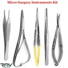 Castroviejo Micro Needle Holder Forceps Noyes Scissors Micro Surgery Instruments