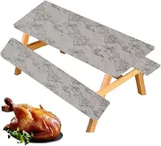 Camping Table Cloths | Camping Tablecloth for Picnic Table, Oil Proof Camping Tablecloth for Picnic Table, Camping Tablecloth with Picnic Bench Covers
