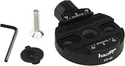 Haoge Combo Boss Adapter Convertor with CP-58 58mm Arca Swiss Compatible Quick Release Clamp for Manfrotto Tripod Ball Head Clamp Replacement