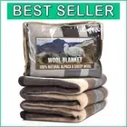 Warm & Breathable Alpaca Wool Blanket - King Size, Durable & Machine Washable