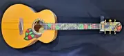 Acoustic Guitar Grand Concert Handmade by Blueberry Floral Pre-Order 90 Days