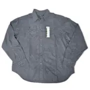 Eddie Bauer Men's Chamois Button Down Shirt NWT Size XL
