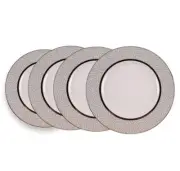 Lenox Pearl Beads Set of 12 Fine Bone China 9” Salad Accent Plates NEW