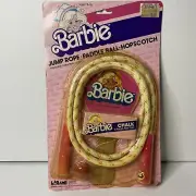 Barbie Vintage 1983 Jump Rope Paddle Ball Hopscotch Set Larami New Sealed
