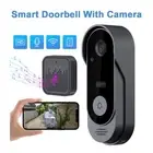 Doorbell Video Door Bell Intercom Phone Security Camera WiFi +64G Memory Card