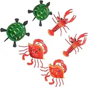 Abaodam 6pcs Cartoon Animal Pull String Toy for Toddlers Safe and Lightweight Pulling Rope Playthings Engaging Walker Toys Fun Animal Designs for Boys and Girls