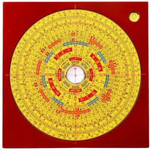 風水閣6寸9寸三元羅盤專業高精度銅羅盤儀指南針八卦鏡羅經擺件