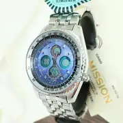 CASIO MISSION MIS 102 2A Navy Pilot Watch Analog Digital Rare Collector Item