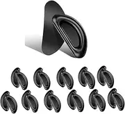 Eyeglass Nose Pads, Stick on Anti-Slip Soft Silicone Adhesive Nose Pads for Glasses Eyeglasses Sunglasses 12 Pairs Black