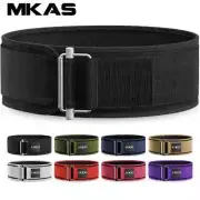 Quick Locking Weightlifting Belt Adjustable Nylon Gym Workout Belts Back Support