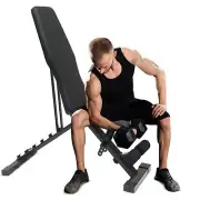 Adjustable & Foldable Weight Bench Press, Decline Bench for Dumbbell Exercise...