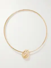 [Jennifer Fisher] Jennifer Fisher - Thin Knot Gold-plated Choker - One size One size Gold