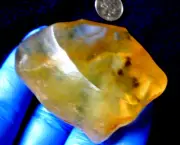 Libyan Desert Glass Meteorite Tektite impact specimen( 455 crt) Dimples Gem AAAA