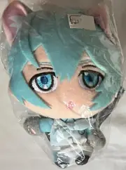 Idolish7 キミと愛ドリッシュないと Tamaki Yotsuba 四葉環 Plush keychain blue hair wolf maid
