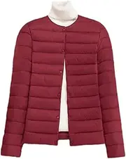 [Generic] Women's Matt Ultra Light Duck Down Lightweight Coat Windbreaker Down Jackets