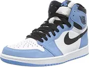 [Nike] Jordan Mens Air Jordan 1 High OG 555088 706 Brotherhood - Size, White/University Blue-black, 7 US