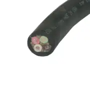 100' 2/4 SEOOW Portable Power Cord Flexible TPE Jacket Black 600V