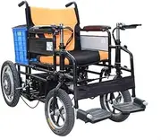 Wheelchair,Electric Wheelchair,Intelligent Lightweight Folding Carry Durable Electric Wheelchairs Four Rounds Disabled Elderly Outdoor Travel Comfortable Sofa Wheelchair,Portable