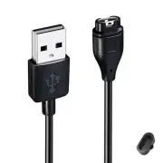 Compatible with Garmin Forerunner 245 Charger, Charging Cable + Black Dust Pl...