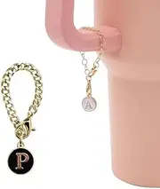 [Generic] Charm Accessories for Stanley Cup - Name ID Letter Handle Charm for 30 & 44 Oz Tumbler, Initial Identification Accessories