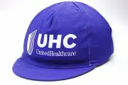 Team United Healthcare UHC Euro Race Blue & White Cycling Cap OSFM
