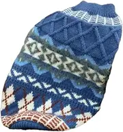 Folpus Pet Knitwear, Pet Puppy Jumper, Pullover Turtleneck Pet Apparel, Knit Pullover Pet Sweater, Dog Knitted Jumper for Cats Kitty, Blue M