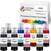 Cartridge Planet 8 Pack GI63 Compatible Ink Bottles for GI-63 GI63 for Canon G660