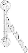 Wall Mounted Drying Rack - Laundry Rack | Indoor Drying Rack for Clothes | Suction Cup Folding Drying Rack | Space Saver Rack with Suction Cup for Laundry, Balcony, Mudroom, Bedroom