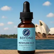 99% USP Grade Methylene Blue, 3% Solution, 30ml Powerful Nootropic, Anti-inflammatory, Anti Aging and Anti Microbial Actions
