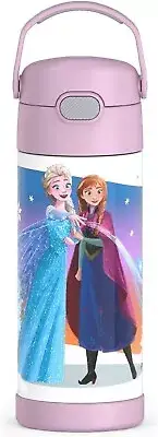 Thermos FUNtainer Stainless Steel 14oz/410mL Straw Bottle, Frozen