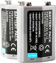 2 Packs 10.8V 3000mAh EN-EL18 Battery for Nikon Z9 D4 D4S D5 D6 MB-D12 D500 D800 D850 MB17 MB18