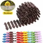 Wooden Miniature Picket Fence Border Decoration, Suitable For DIY Bonsai, Flower