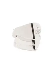Vivienne Westwood Set Of Three Stackable Designed Ring S,XS White