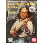 FINGERSTYLE指彈吉他音樂CHET ATKINS GET STARTED ON GUITAR樂譜+DVD美版全新