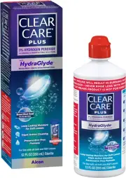 Clear Care Plus Cleaning and Disinfecting Solution with Lens Case, 12-Ounces