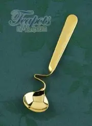 Gold Plated Honey Spoon