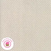 Moda METROPOLIS 30569 15 Beige Cream Gray Polka Dots BASIC GREY Quilt Fabric