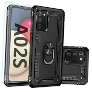 for Galaxy A02S Case,Samsung A02S Case with Screen Protector,[Military Grade]