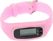 HOMSFOU Silicone Pedometer Watch for Step Counting Portable Fitness Tracker Bracelet Multi Function Sports Watch with Steps Calorie Display for Family