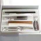 Flatware Organizer Knife Block Holder Multi-compartment Cutlery Storage Box