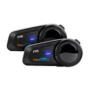 2X 1000M Motorcycle Intercom Helmet Interphone Bluetooth Headset FM 6 Rider FX6