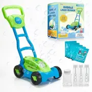 Bubble Maker Lawn Mower Kids Bubble Blowing Machine Push Toys for Boys