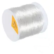 109Yard Stretchy Bracelet String 0.8mm Elastic Crystal String Bead Cord White